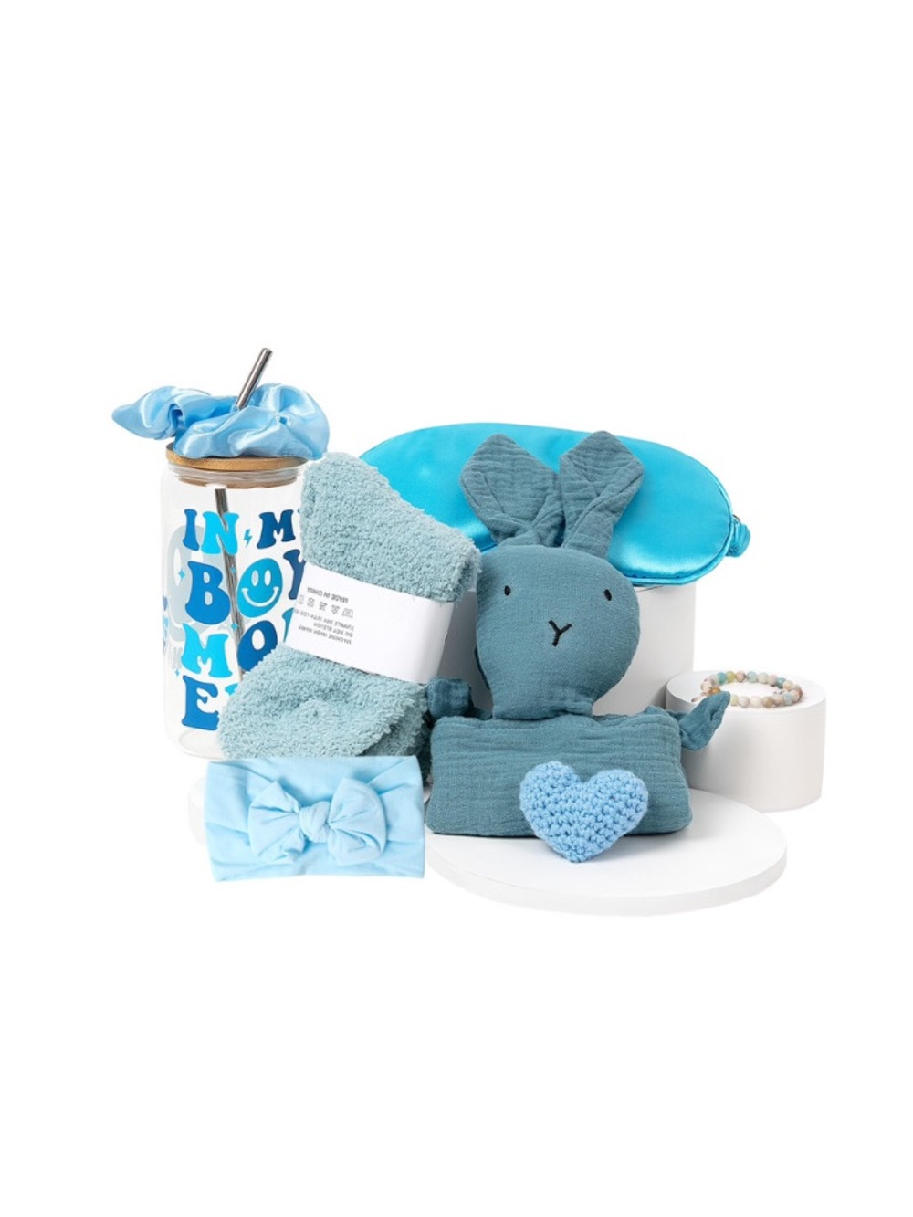 In My Boy Mom Era New Mom Gift Set 8PCS For Baby Shower, Mom To Be,Pregnancy